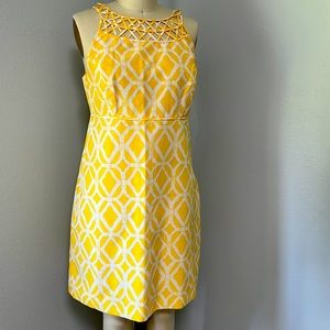 Lilly Pulitzer yellow print sundress